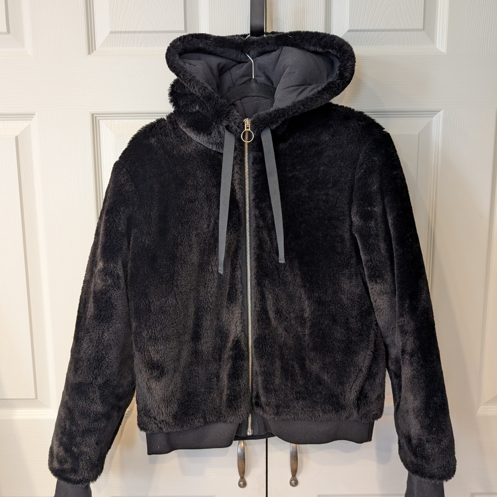 Athleta Ritual Faux Fur Jacket